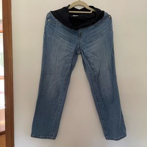Straight leg vintage maternity jeans